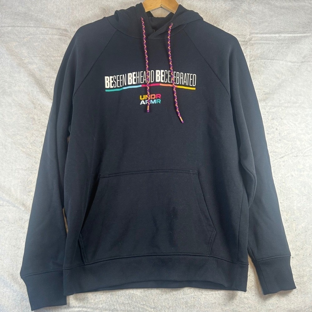 Under Armour Black Liberation Worldwide Graphic Hoodie Mens Hooded Sweatshirt